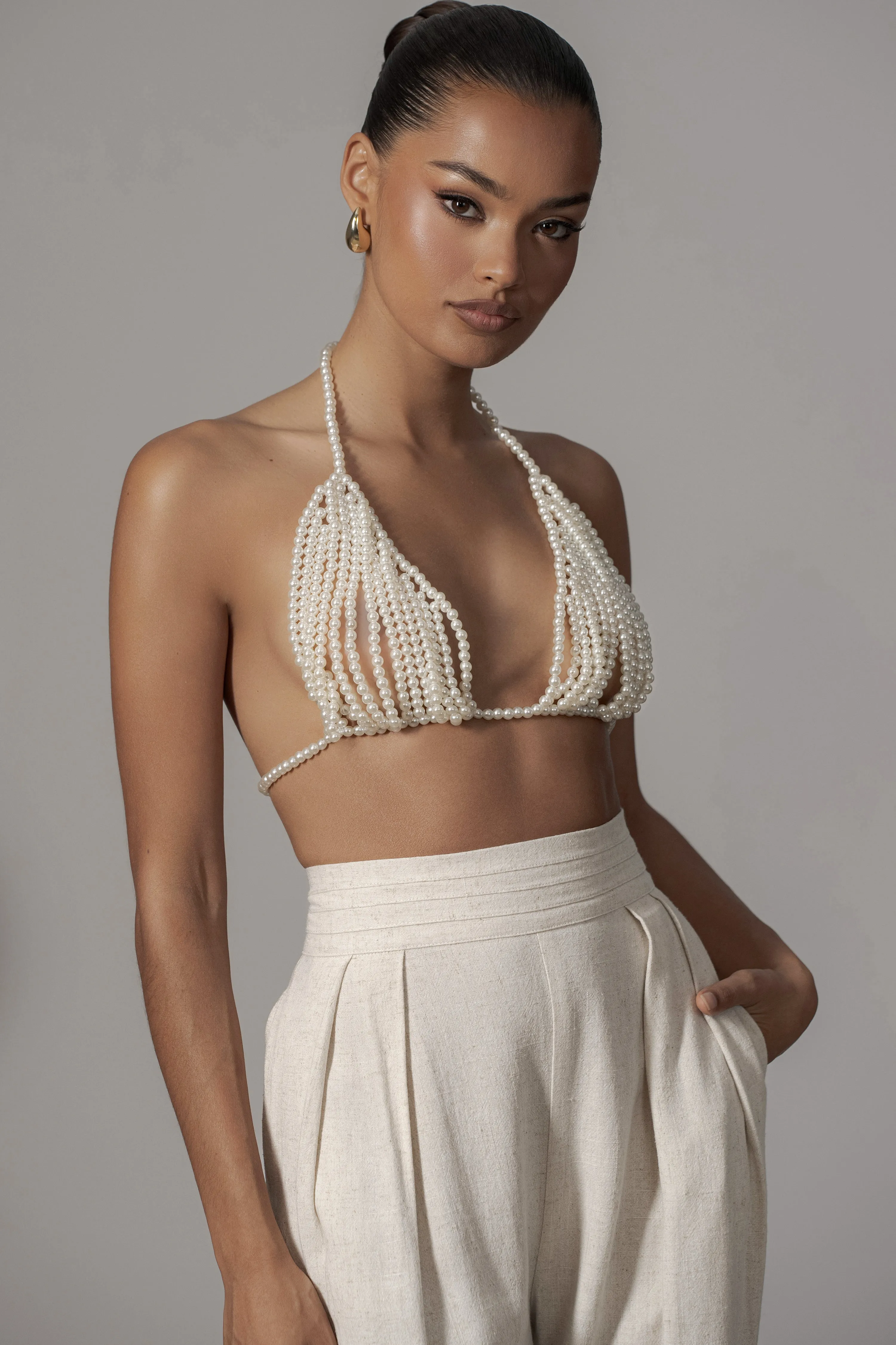 Oceanfront Pearl Bralette sold by JLUXLABEL product image thumbnail 4
