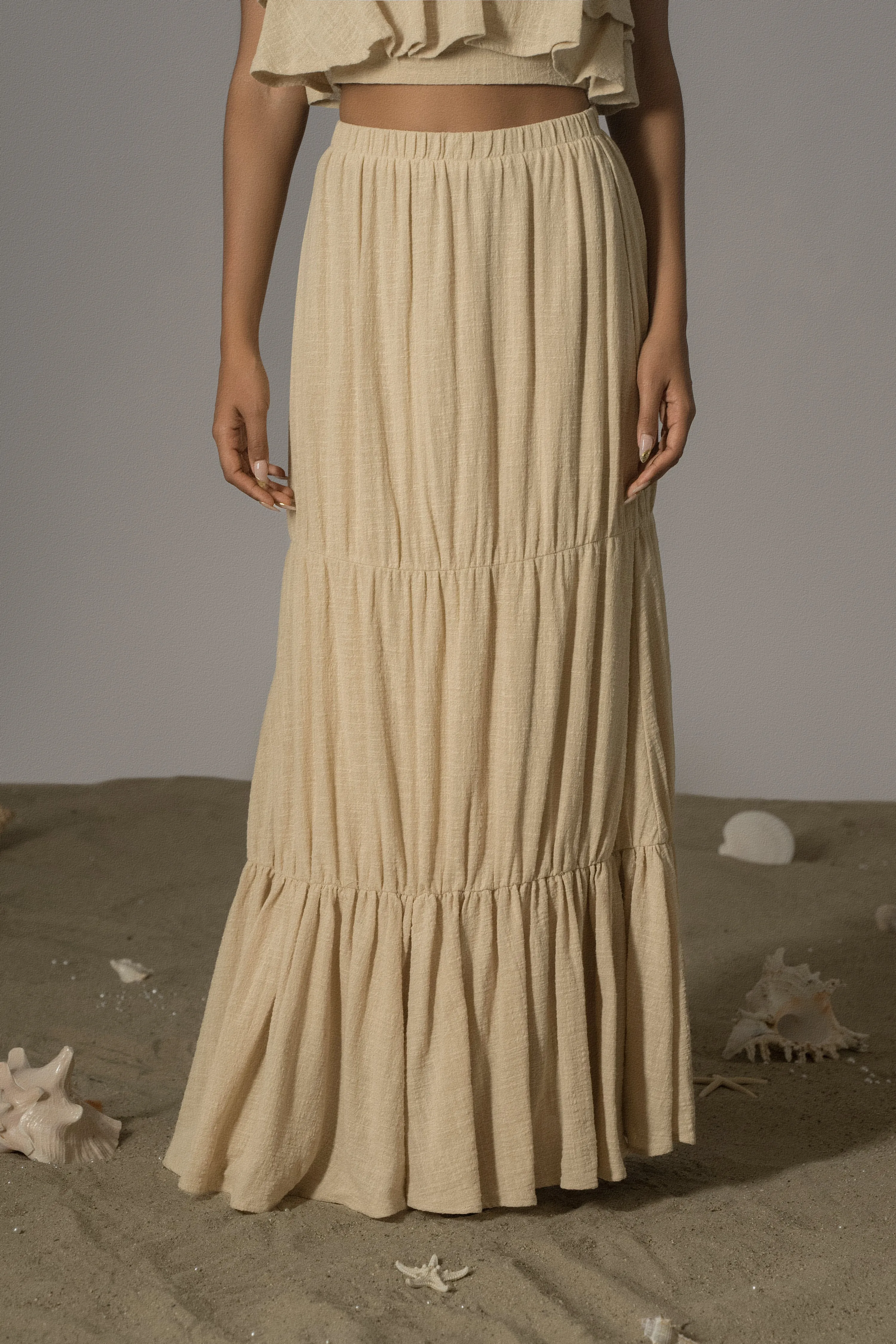 Beige By The Sea Skirt Set sold by JLUXLABEL product image thumbnail 3