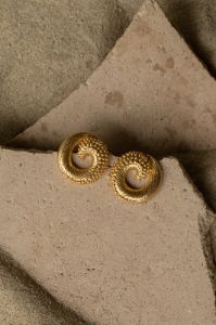 Gold Nova Earrings sold by JLUXLABEL