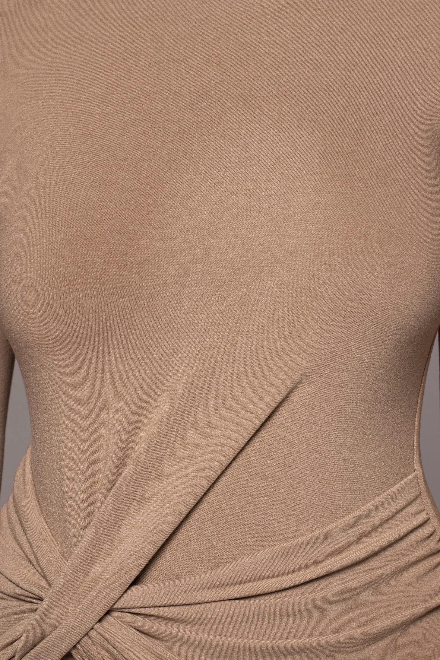 Jluxbasix Beige Modern Lovers Midi Dress sold by JLUXLABEL product image thumbnail 5