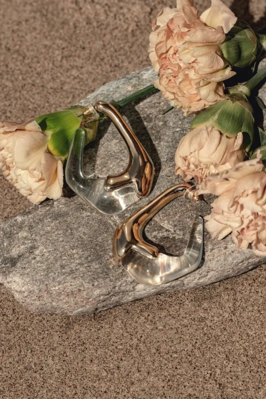 Gold Tabi Earrings sold by JLUXLABEL