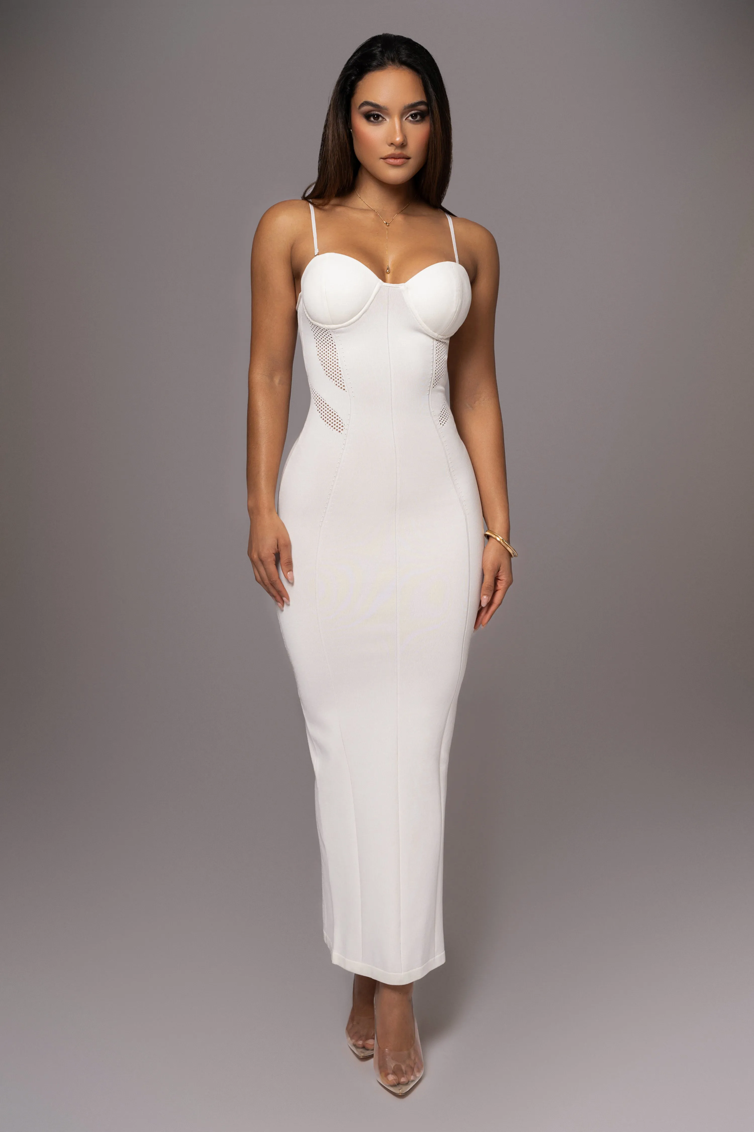 Ivory So Magnetic Maxi Dress sold by JLUXLABEL product image thumbnail 4