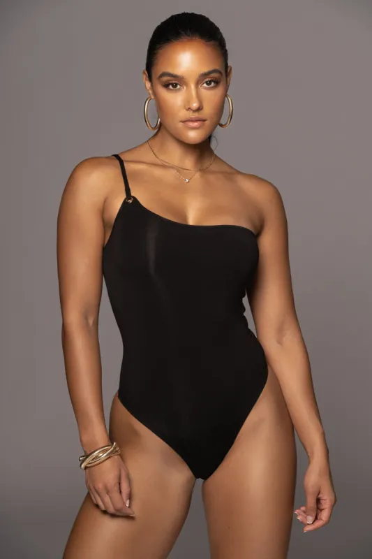 Black Journey Bodysuit sold by JLUXLABEL