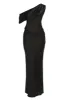 Black Rosi Asymmetrical Top sold by JLUXLABEL
