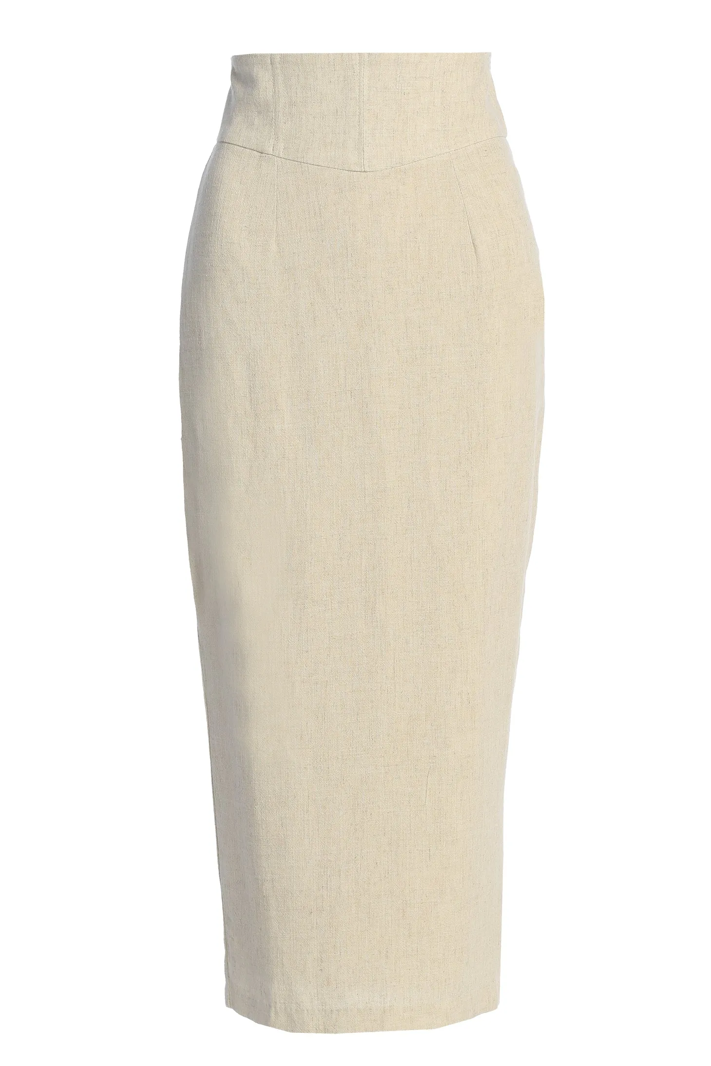 Natural Coastland Linen Skirt sold by JLUXLABEL product image thumbnail 2
