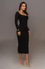 Black Danni Ribbed Maxi Dress sold by JLUXLABEL