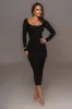 Black Danni Ribbed Maxi Dress sold by JLUXLABEL