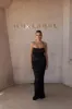 Black Palmas Crochet Maxi Dress sold by JLUXLABEL