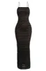 Black Palmas Crochet Maxi Dress sold by JLUXLABEL