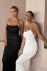 Black Palmas Crochet Maxi Dress sold by JLUXLABEL