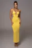 Yellow Enchantment Bustier Maxi Dress sold by JLUXLABEL