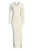 Ivory Break Away Maxi Dress sold by JLUXLABEL