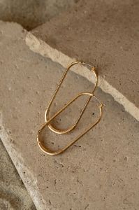 Gold Nicola Earrings sold by JLUXLABEL