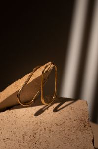 Gold Nicola Earrings sold by JLUXLABEL