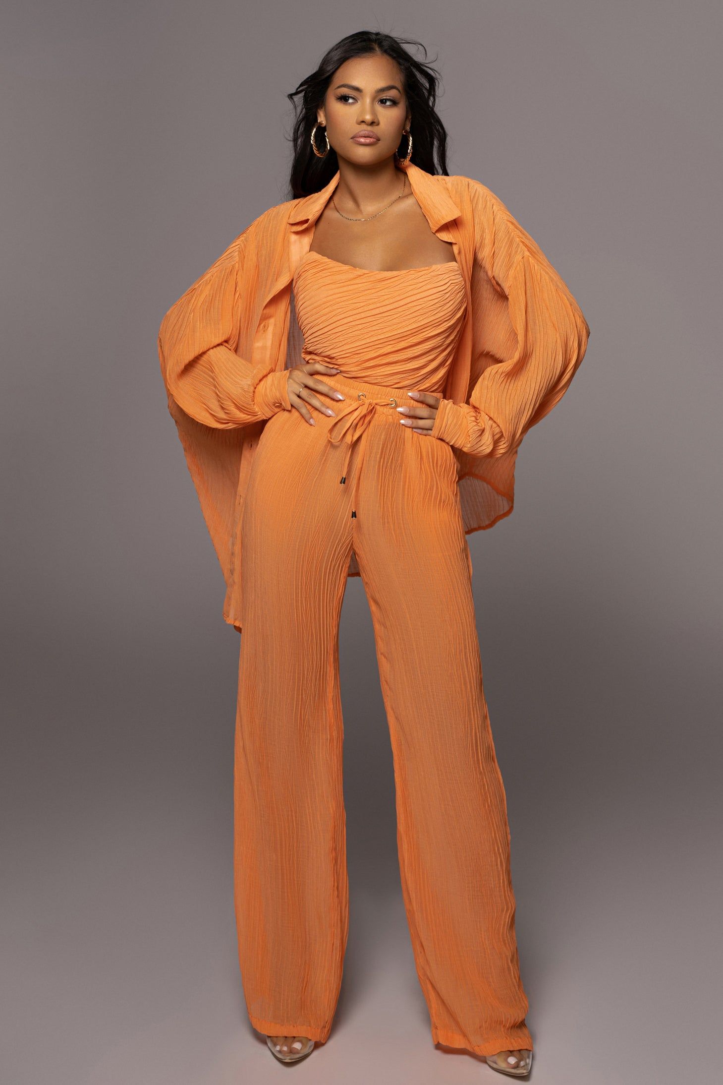 Coral Selene Corset Top sold by JLUXLABEL product image thumbnail 4