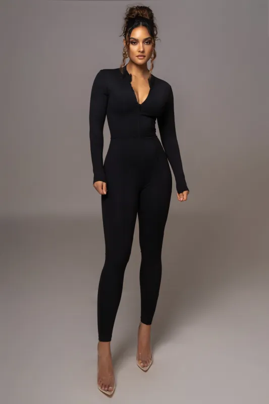 Black Galilea High Neck Jumpsuit sold by JLUXLABEL