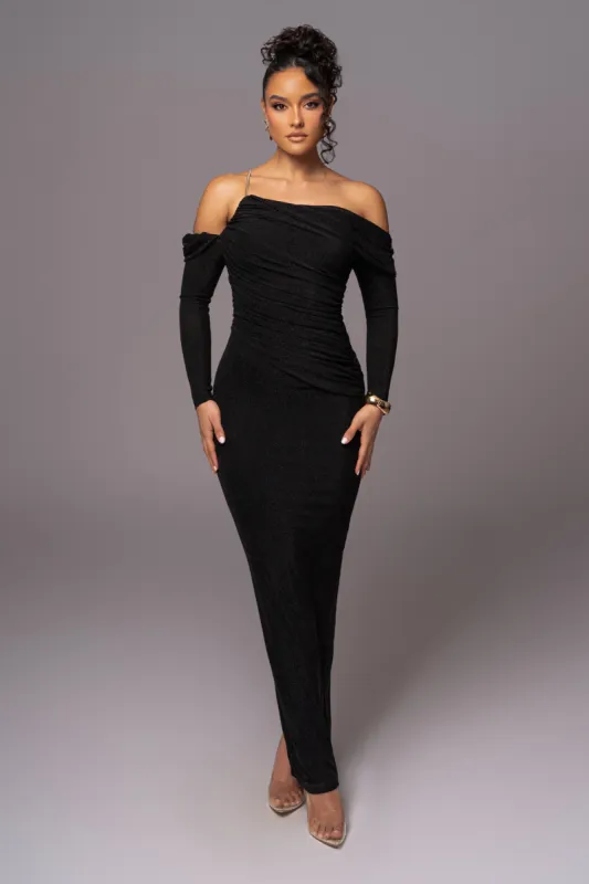 Black Serina Maxi Dress sold by JLUXLABEL