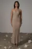 Sand Gabriela Knit Maxi Dress sold by JLUXLABEL