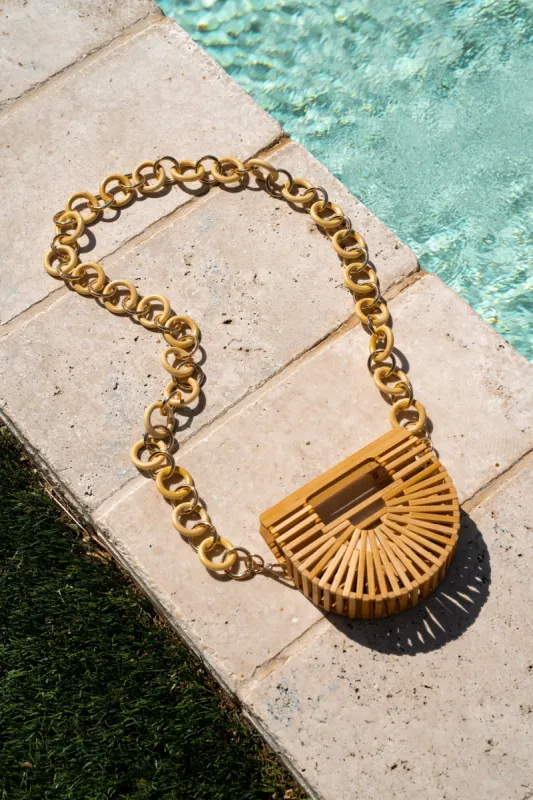 Tan Island Escape Crossbody sold by JLUXLABEL