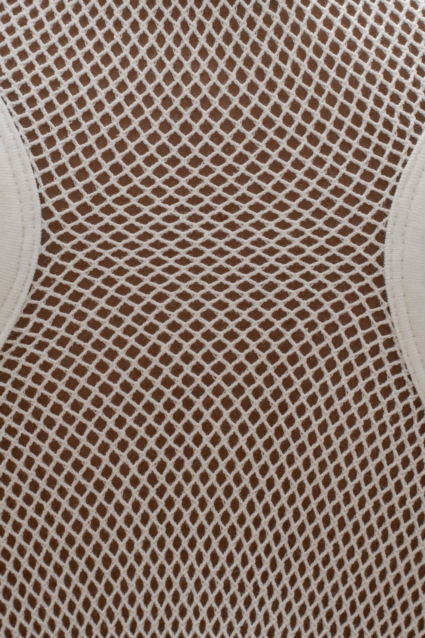 White Fishnet Crop Tank sold by JLUXLABEL product image thumbnail 5