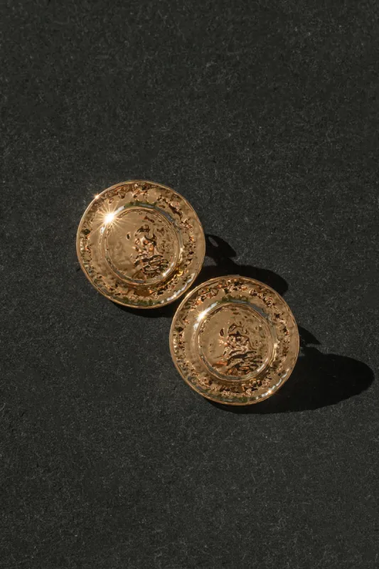 Gold Farida Earrings sold by JLUXLABEL