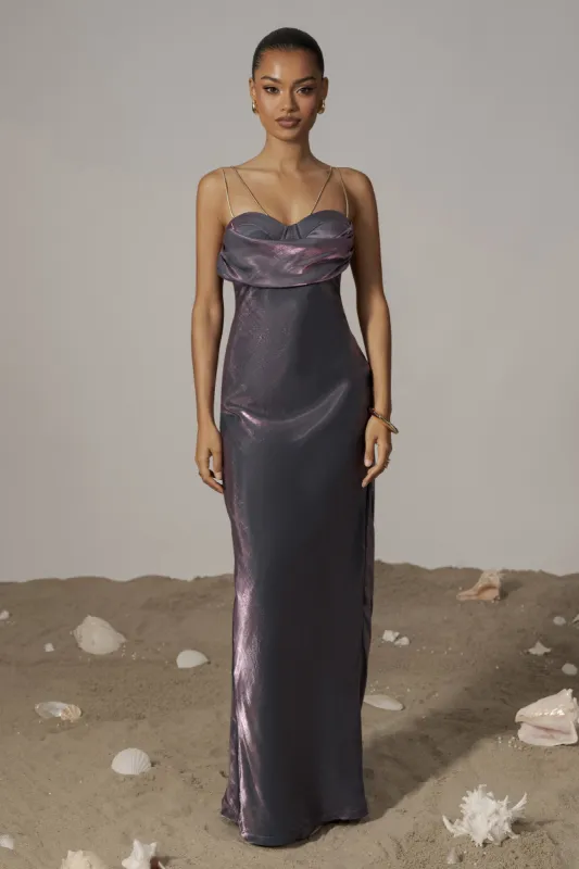 Purple Iridescent Visions Of You Dress sold by JLUXLABEL