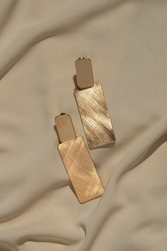 Gold Reyna Earrings sold by JLUXLABEL