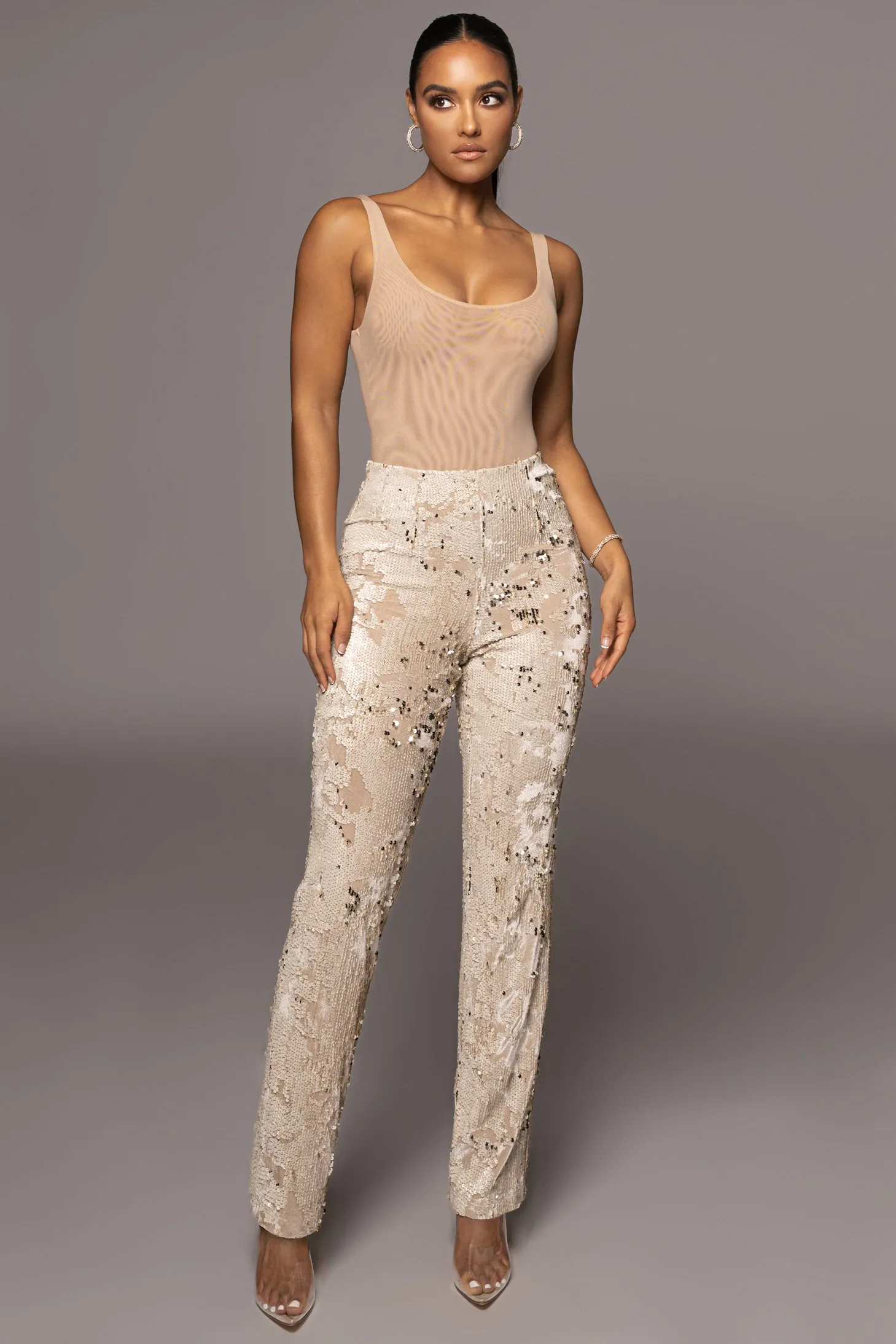 Stone Mirage Sequin Pants sold by JLUXLABEL product image thumbnail 3