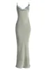 Sage Down The Aisle Satin Gown sold by JLUXLABEL