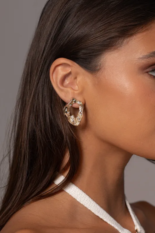 Gold Rava Earrings sold by JLUXLABEL