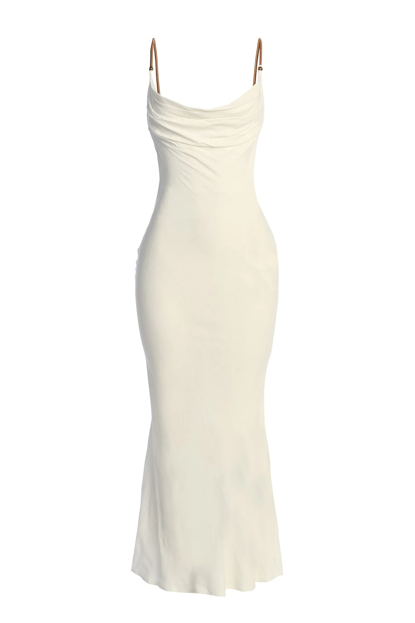 Ivory Getaway Linen Maxi Dress sold by JLUXLABEL product image thumbnail 3