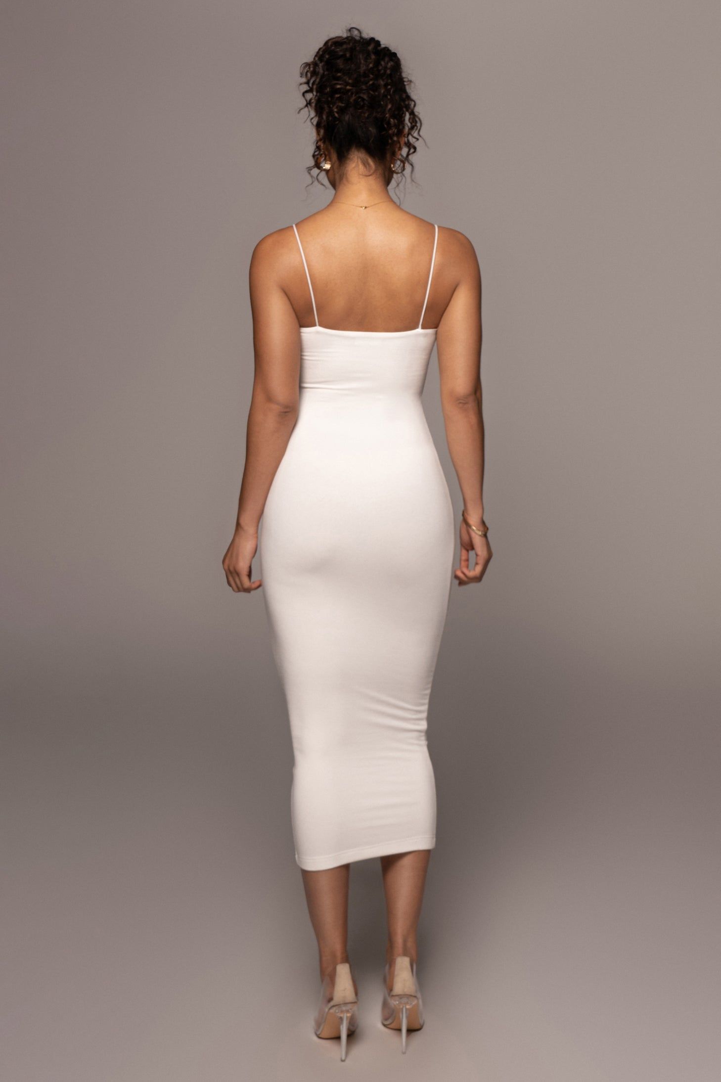 Ivory Colette Midi Dress sold by JLUXLABEL product image thumbnail 5