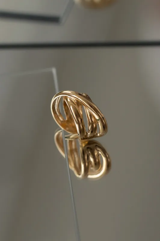 Gold Andra Ring sold by JLUXLABEL