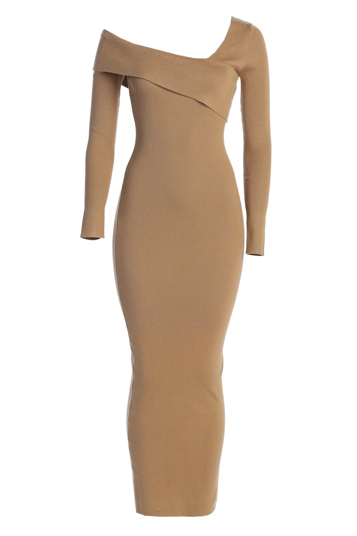 Tan Harper Knit Maxi Dress sold by JLUXLABEL product image thumbnail 2