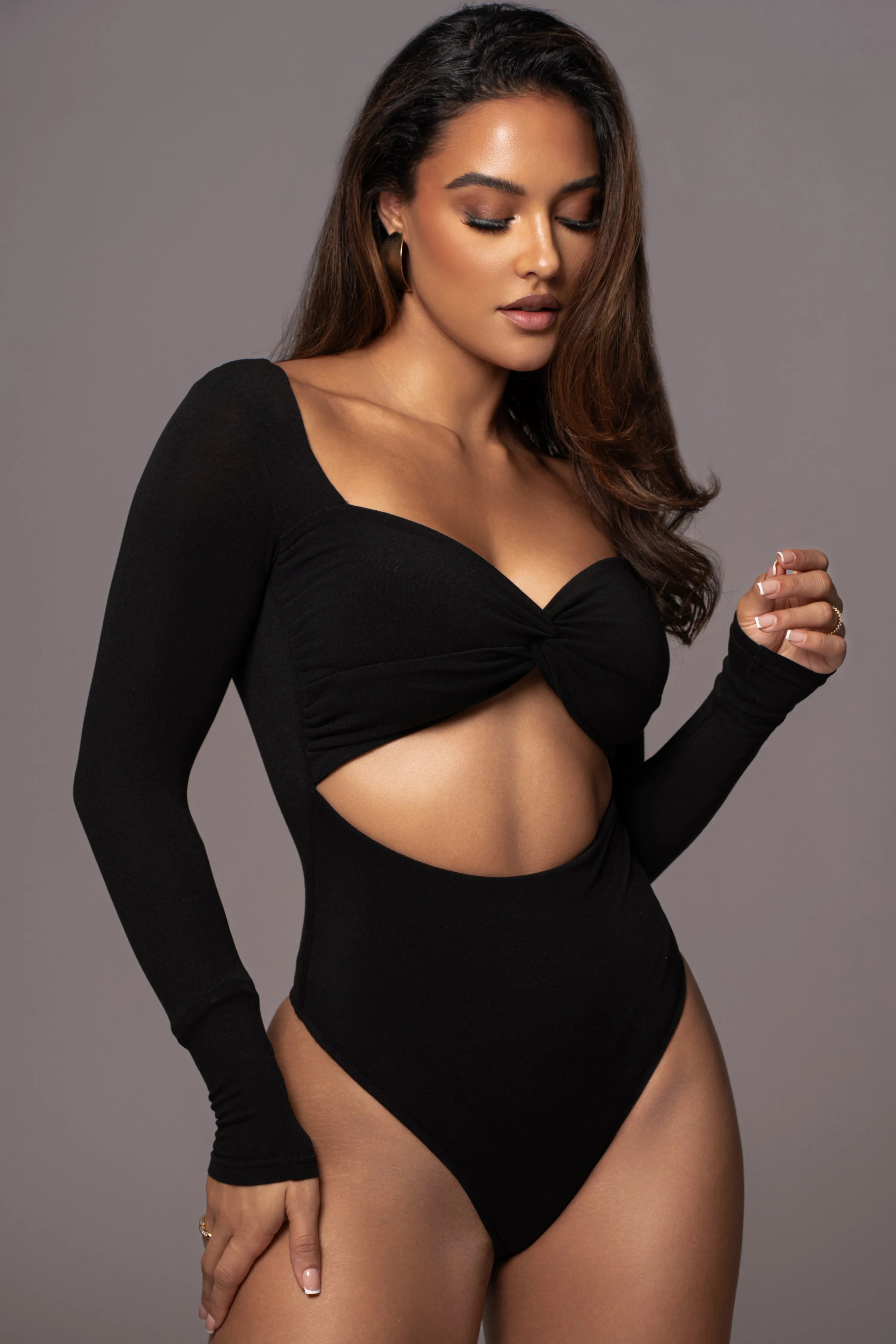 Black Underneath It All Bodysuit sold by JLUXLABEL product image thumbnail 5