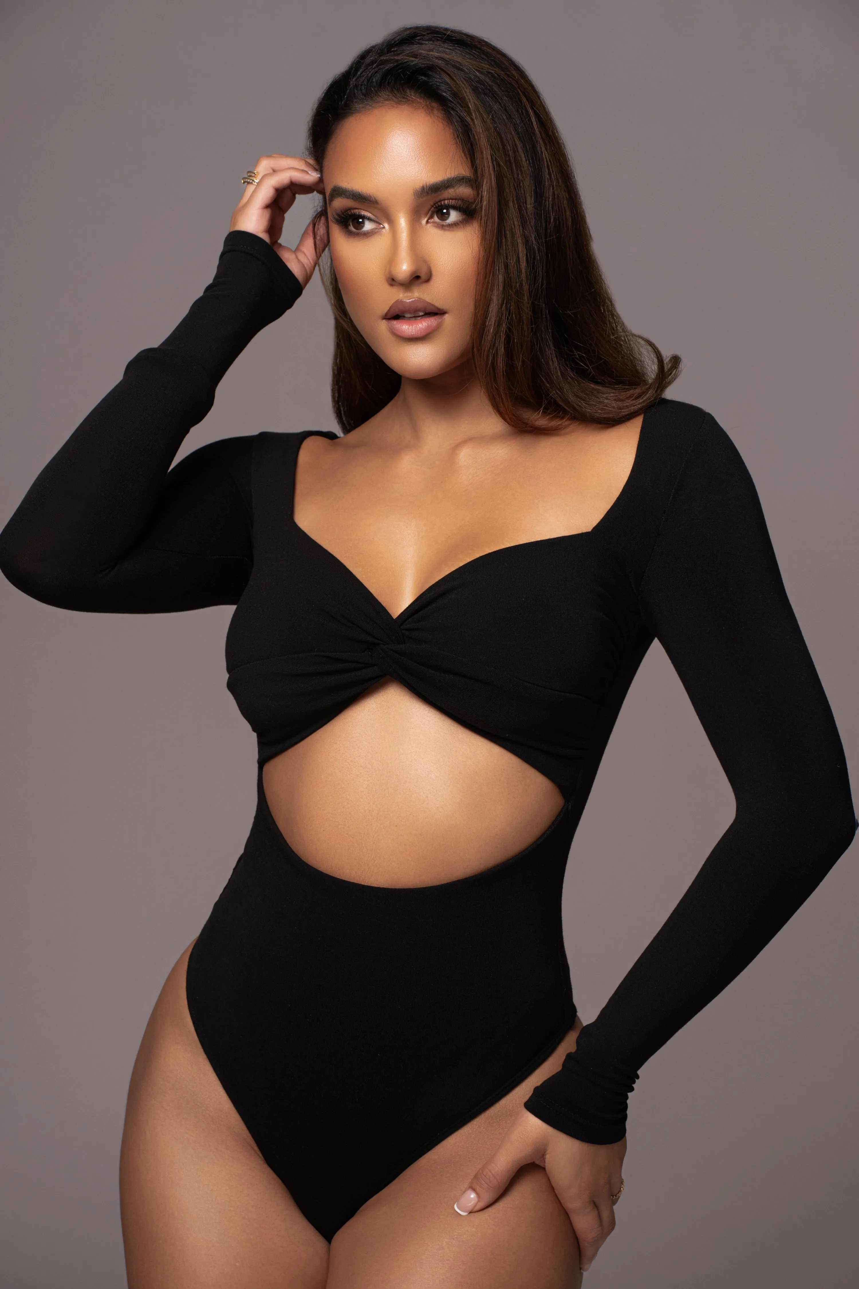 Black Underneath It All Bodysuit sold by JLUXLABEL product image thumbnail 4