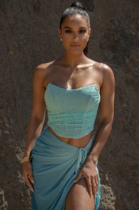 Blue Taste Of Summer Skirt Set sold by JLUXLABEL