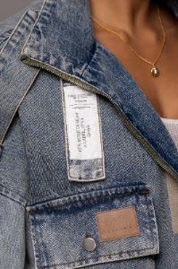 Medium Wash Esther Utility Denim Jacket sold by JLUXLABEL