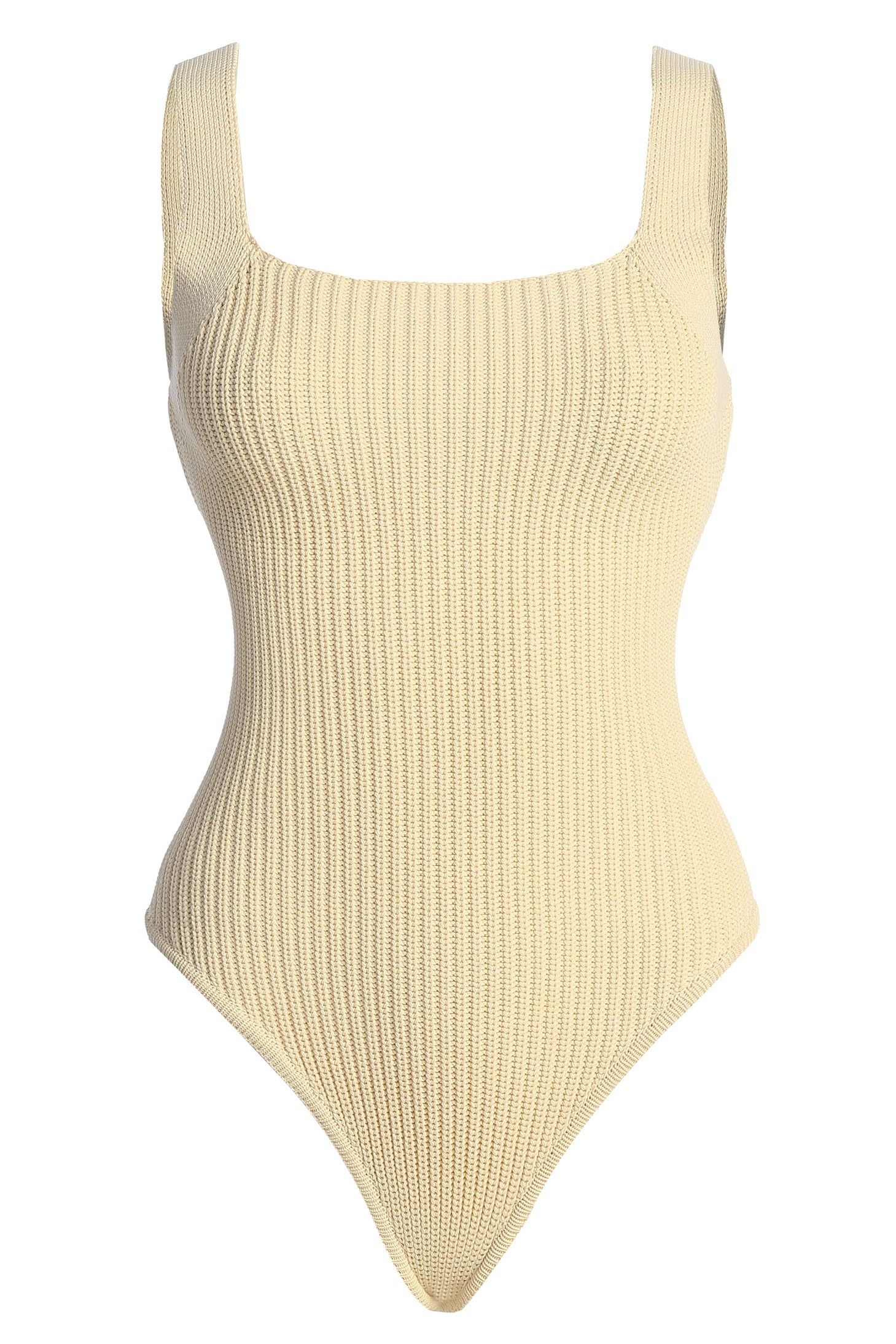 Ivory Evette Ribbed Bodysuit sold by JLUXLABEL product image thumbnail 2