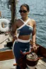 Navy Heartbreaker Two-Piece Skirt Set sold by JLUXLABEL