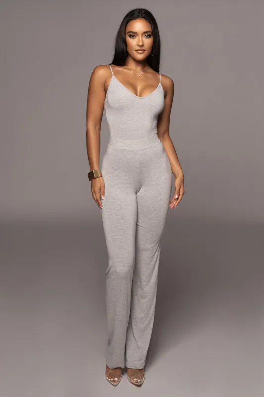 Jluxbasix Grey Not So Yoga Pants sold by JLUXLABEL