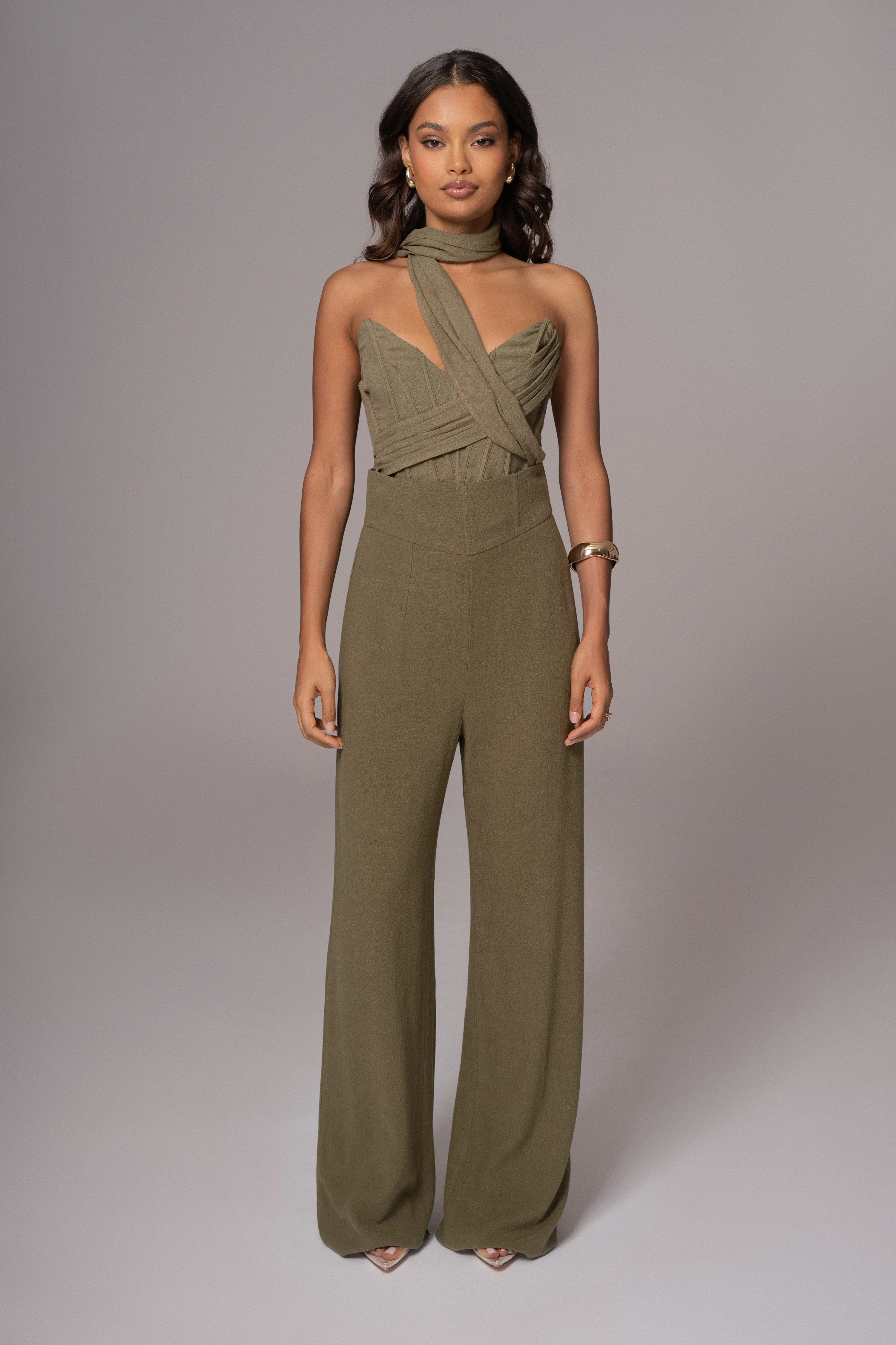 Olive Explorer Linen Pants sold by JLUXLABEL product image thumbnail 2