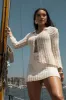 Cream Follow The Sun Crochet Top sold by JLUXLABEL