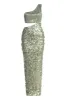 Sage Abbie One Shoulder Maxi Dress sold by JLUXLABEL