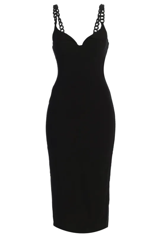 Black Secret Hideout Linen Dress sold by JLUXLABEL