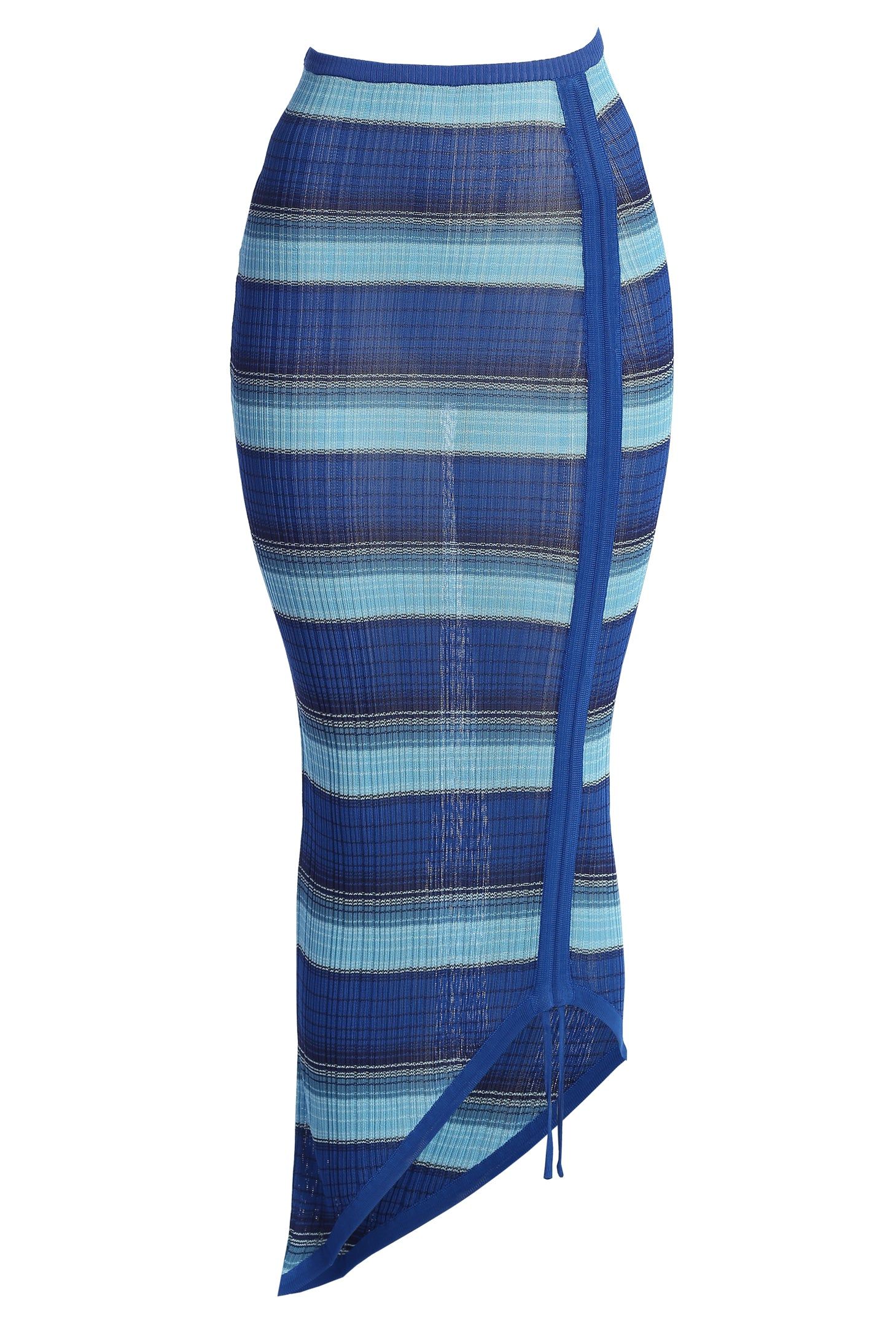 Blue Acting Out Midi Skirt sold by JLUXLABEL