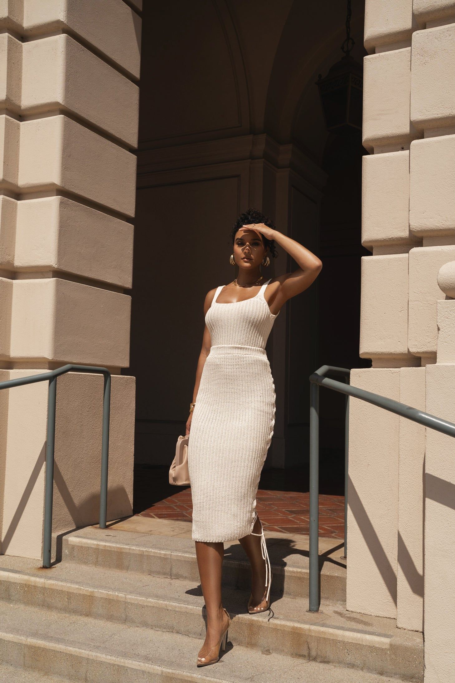 Ivory Bare It All Skirt Set sold by JLUXLABEL product image thumbnail 8