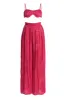 Pink Let's Get Away Satin Pant Set sold by JLUXLABEL