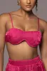 Pink Let's Get Away Satin Pant Set sold by JLUXLABEL