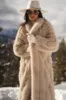 Beige Manhattan Faux Fur Coat sold by JLUXLABEL